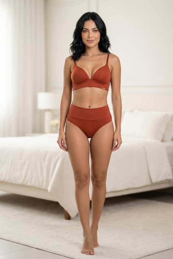Conjunto em Microfibra Slim